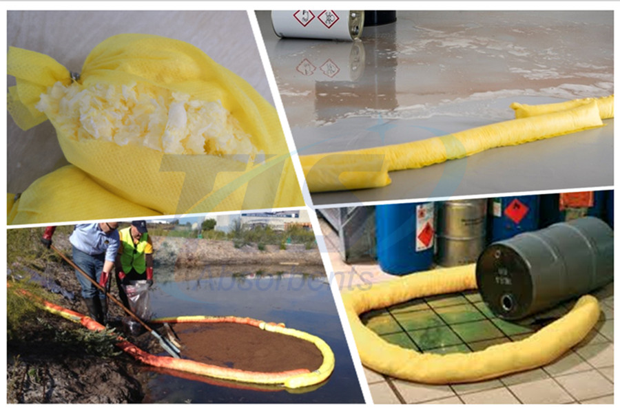 305L Spill-Safe Chemical Absorbent Spill Booms Industrial Sorbents