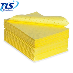 3.5mm Yellow Absorbent Pads For Chemical Spills Effects