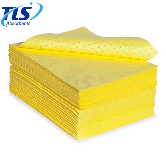 3.5mm Yellow Absorbent Pads For Chemical Spills Effects
