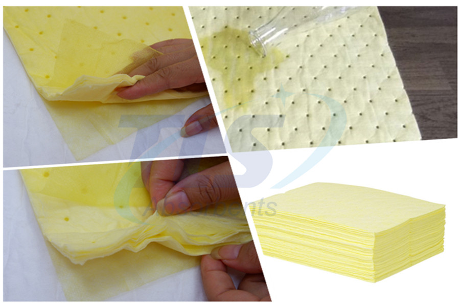 2mm Chemical Spill Absorbent Pads Easy for Spill Clean Up China Manufacturers TLS