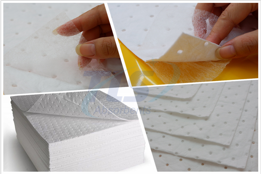5mm 100% PP White Oil Only Absorbent Mats D