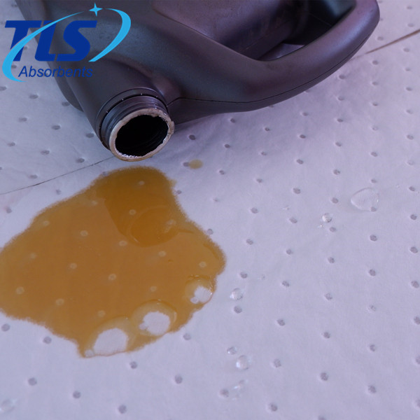 4mm White Polypropylene Oil Absorbent Pads TLS