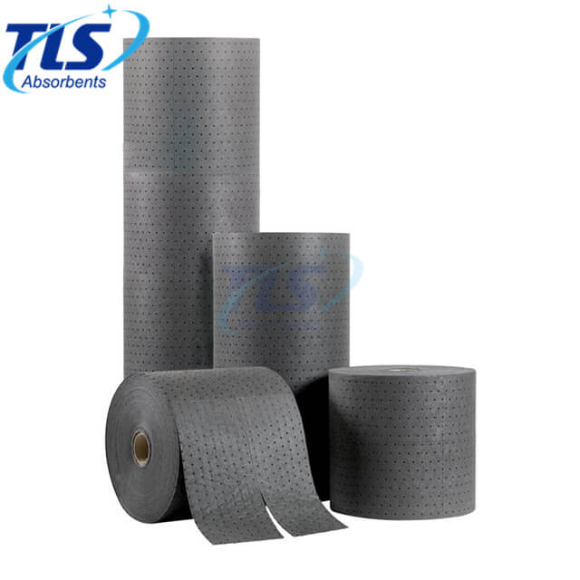 Perforated Universal Absorbent Rolls With Grey Color 40cm*50m*3mm