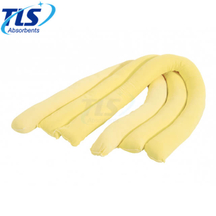 7.6CM x 1.2M Hazmat Absorbent Socks Yellow for Safe Spill Containment and Cleanup