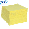 Yellow Embossed Hazmat Chemical Absorbent Spill Pads