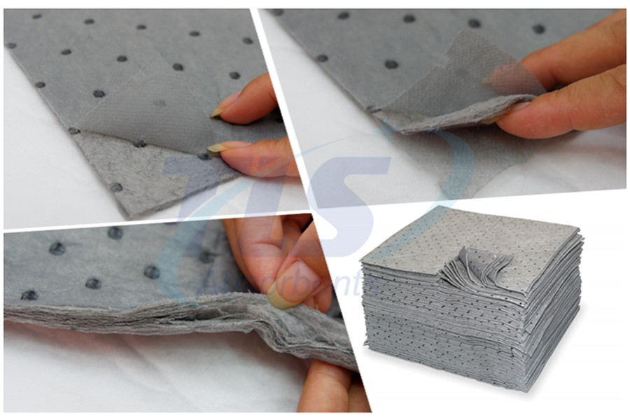 Grey Color Universal Absorbent Pads China Manufacturers TLS