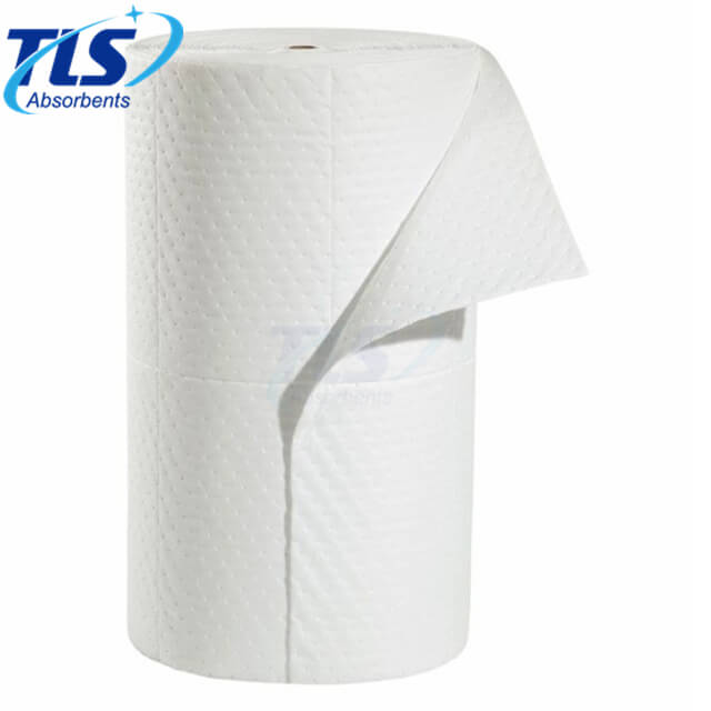  White Oil Only Absorbent Perforated Rolls 80cm*50m*5mm 