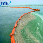 Impermeable frame type Orange silt curtain boom for dredging