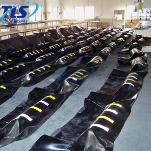 Oil Spill Black Solid Floatation Rubber Containment Boom 