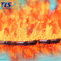 Orange Fire Resistant Oil Spill Control Boom For River